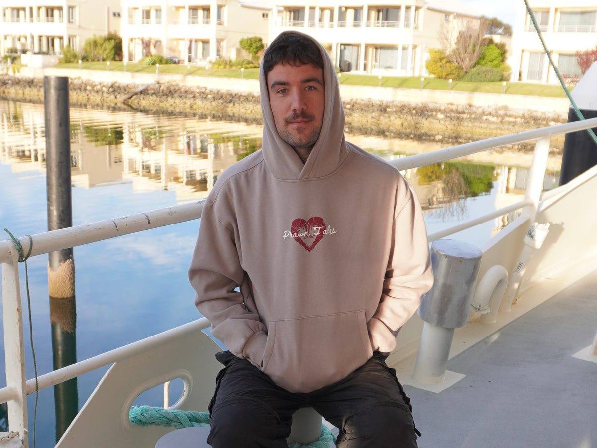 Prawn Tales Hoodie (Mushroom) Pre order