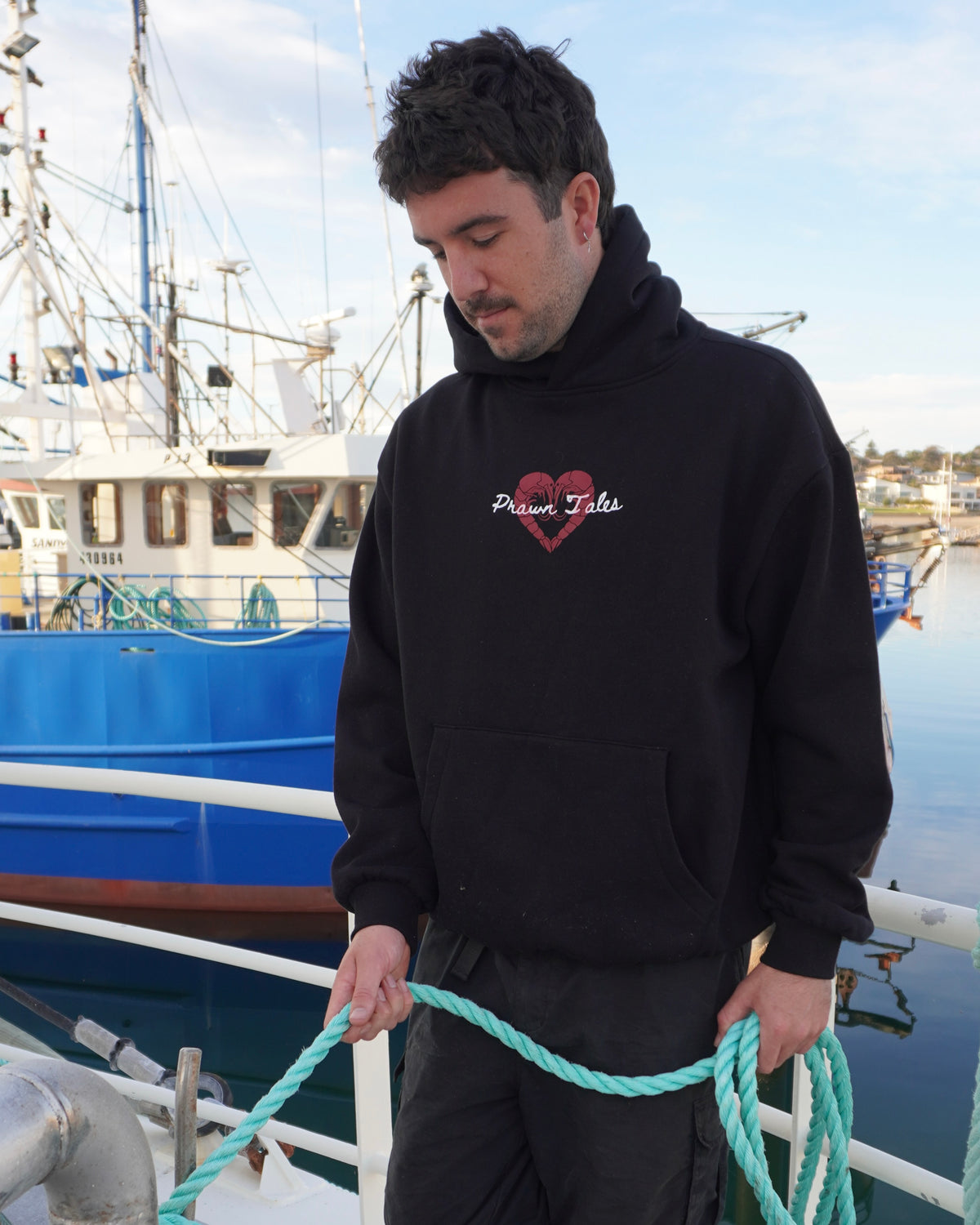 Prawn Tales Hoodie (Black) Pre Order