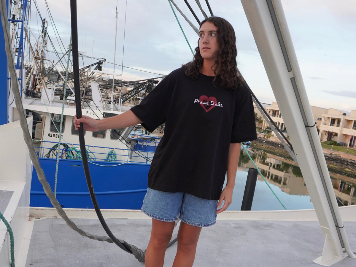 Prawn Tales T-Shirt (Black) Pre Order
